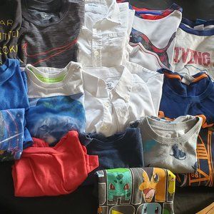 Lot of 20 t shirts Boys 4t-5t great condition brand names nike puma ect